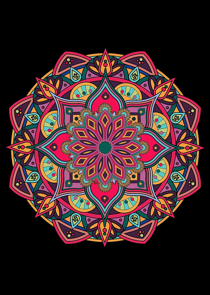 Colorful Mandala abstract