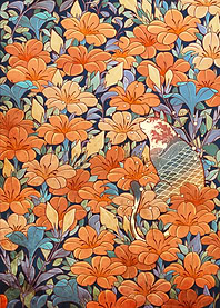 Neko and flowers