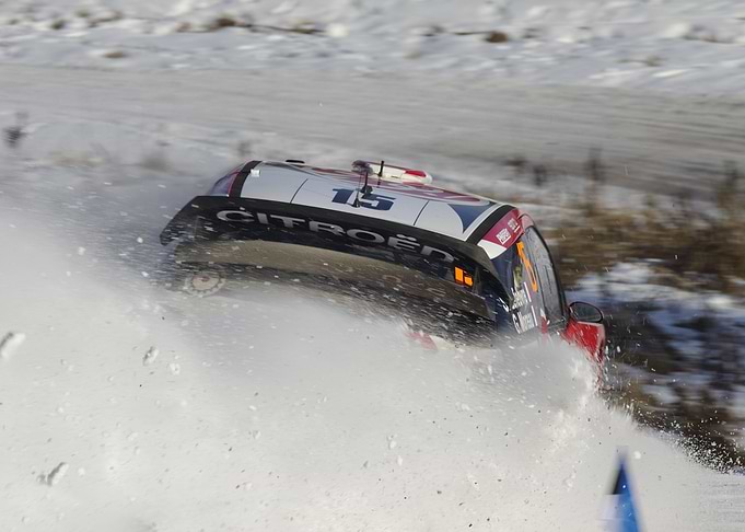 Lefevre Playing with Snow