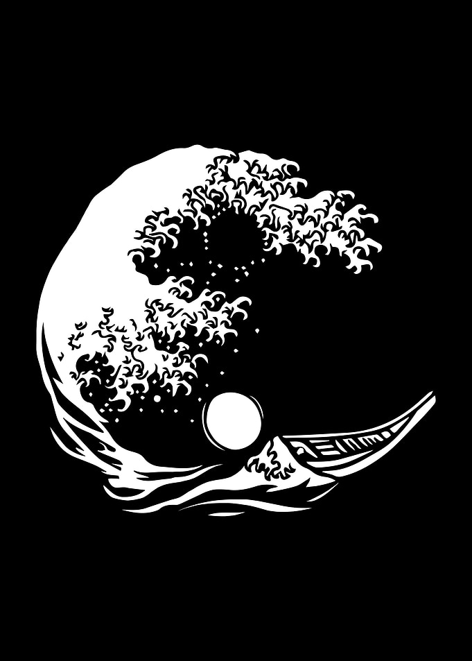 La vague yin yang