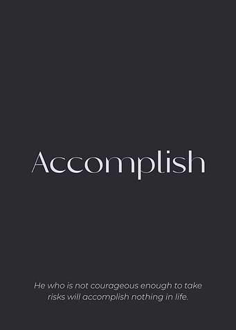 Accomplish