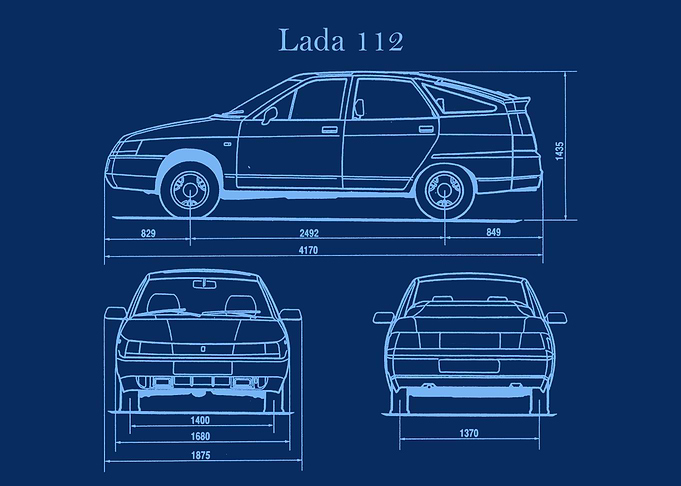 Lada 112 Blueprint