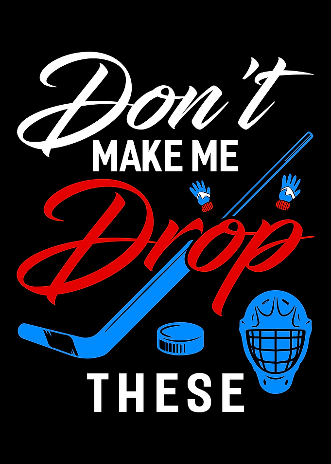 Ice Hockey Player Puck
