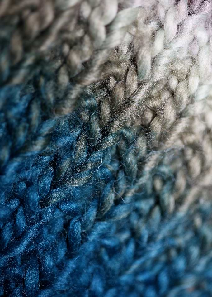 Colorful handmade scarf