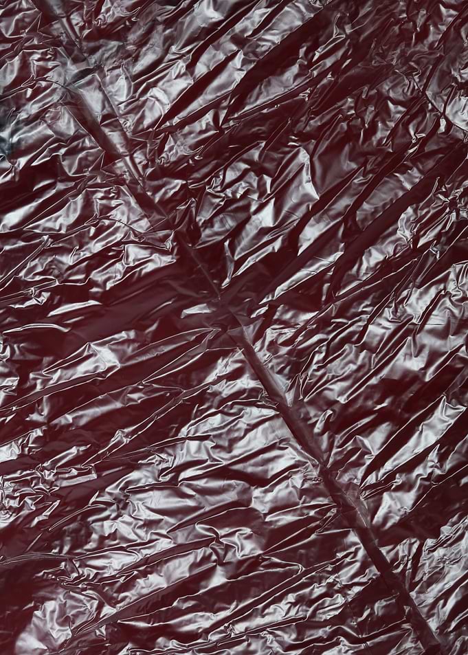 Plastic bag close up trip