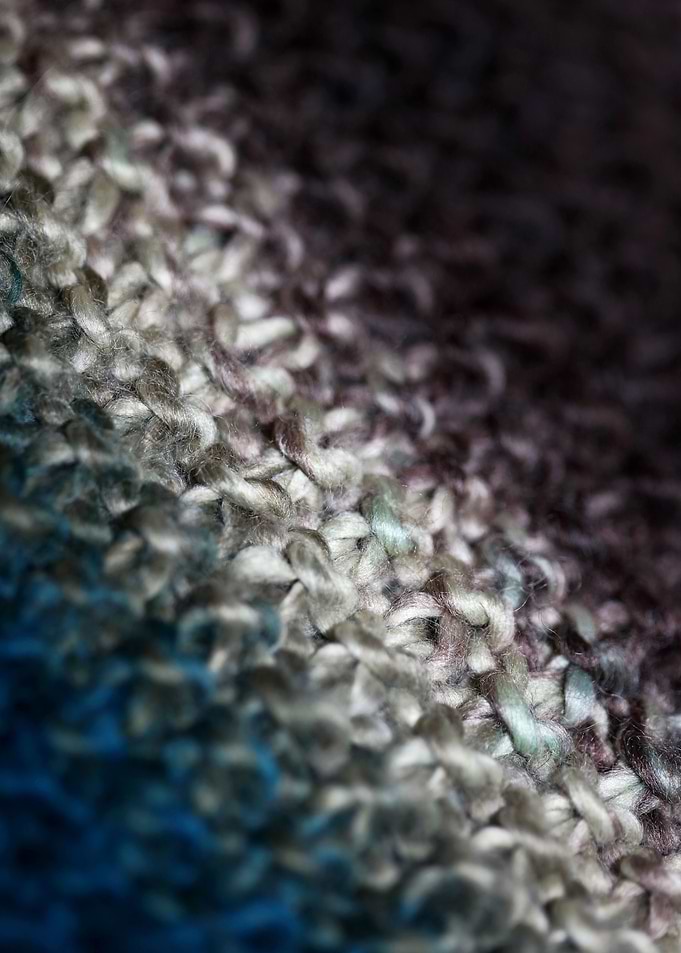 Handmade colorful scarf