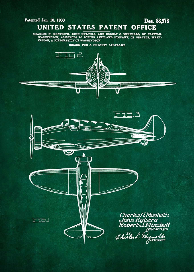 20 1933 Boeing Patent