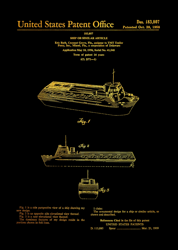 19 Ferry Boat Patent