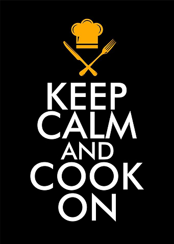 Keep Calm and cook on