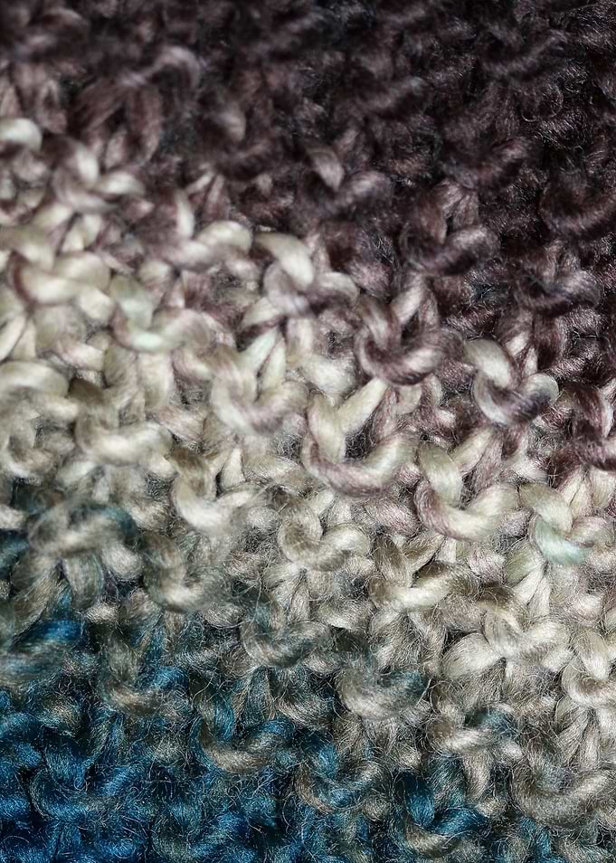 Handmade colorful scarf