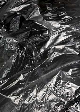 Plastic bag close up trip