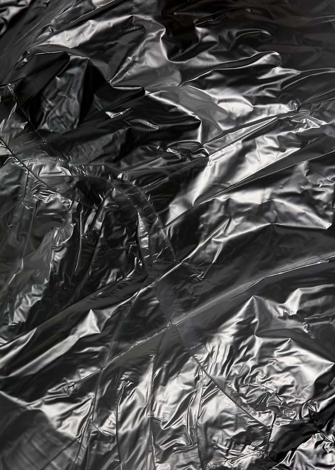 Plastic bag close up trip