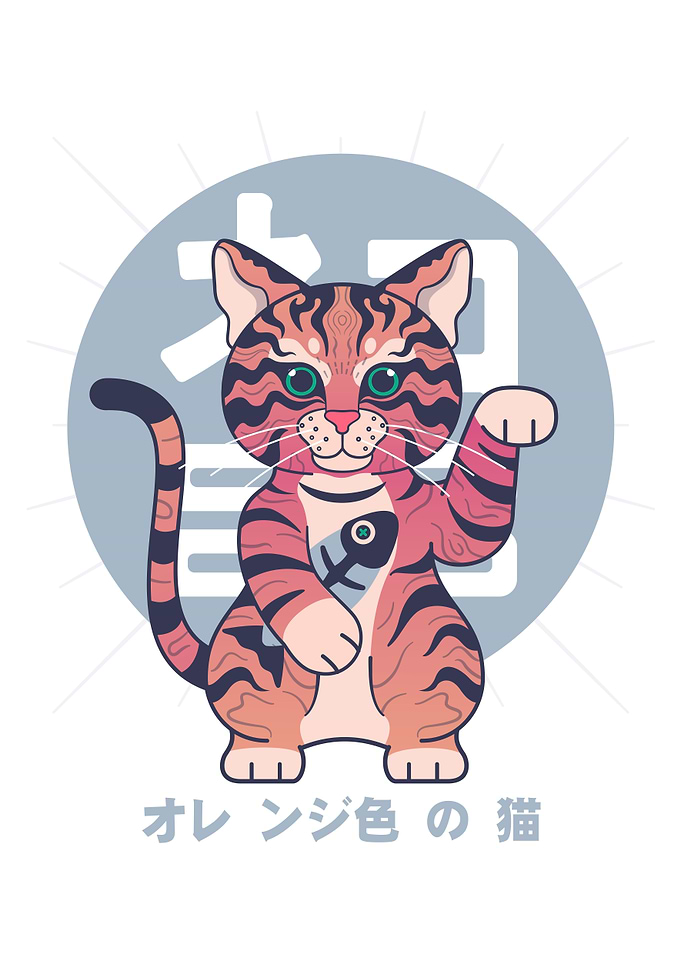 cute cat maneki neko