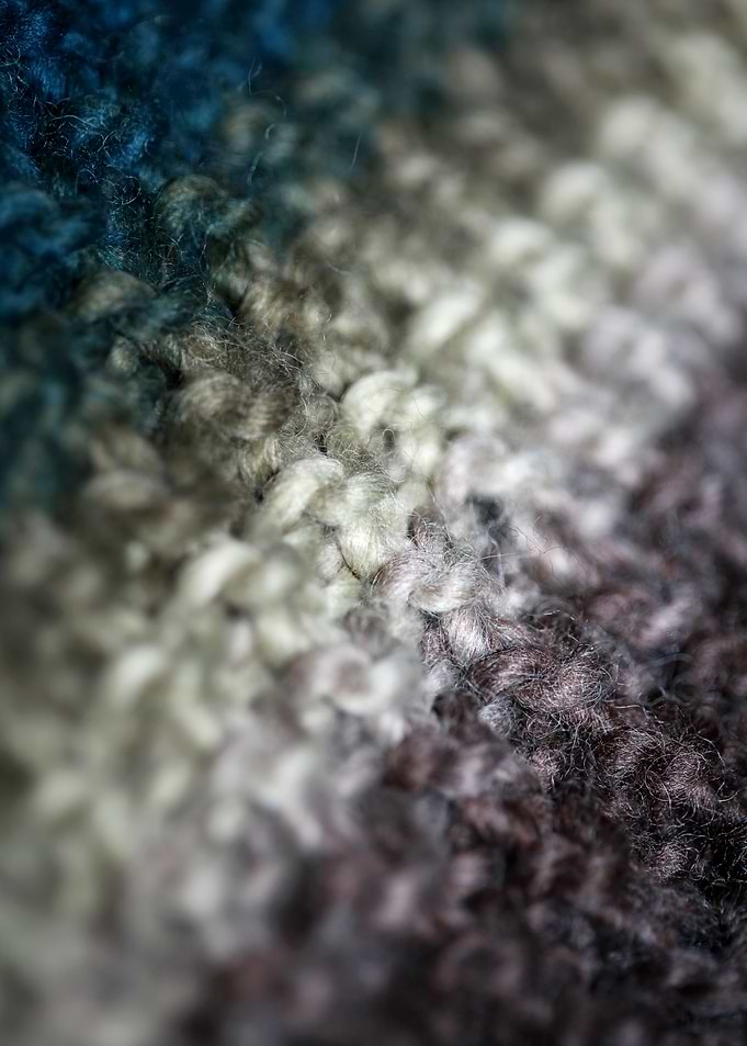 Colorful handmade scarf