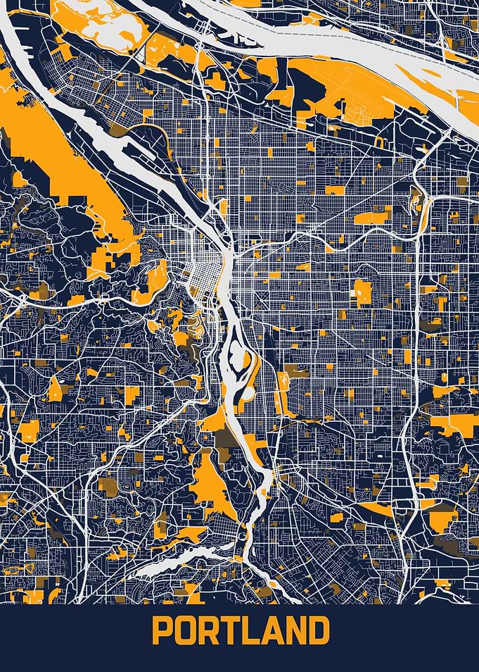Portland Bluefresh Map