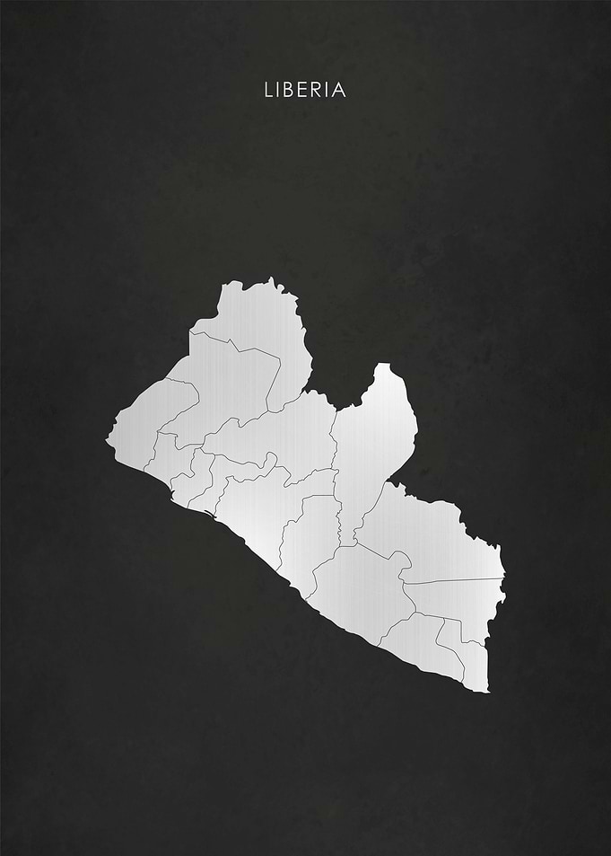 Silver Liberia Map