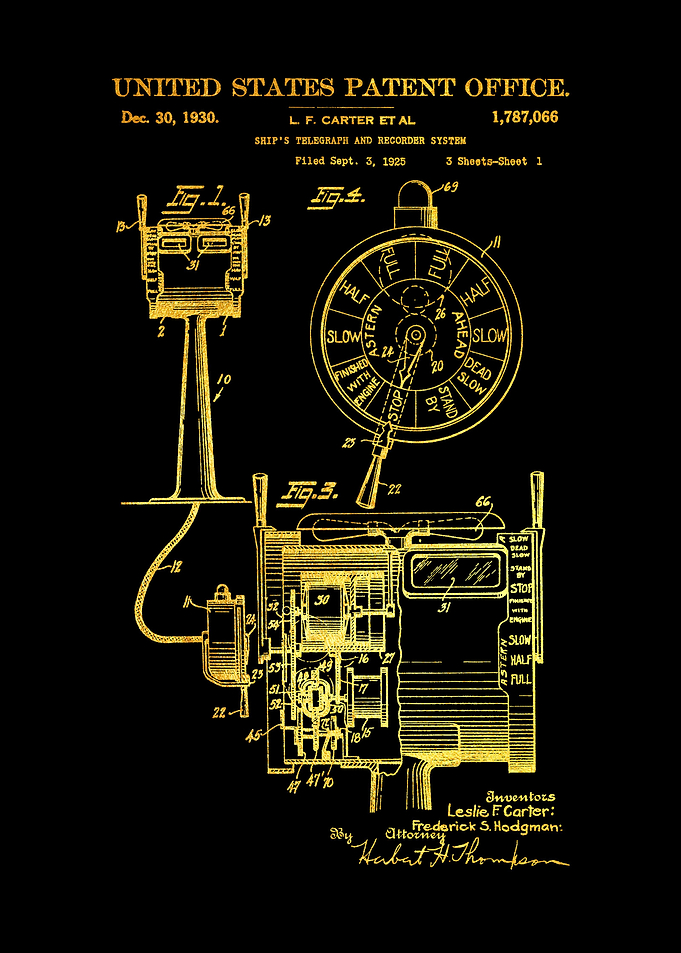 12 Ship Telegraph Patent