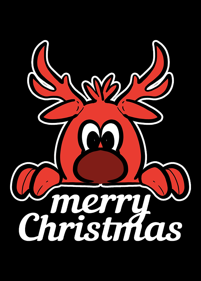 Reindeer Plaid Christmas F