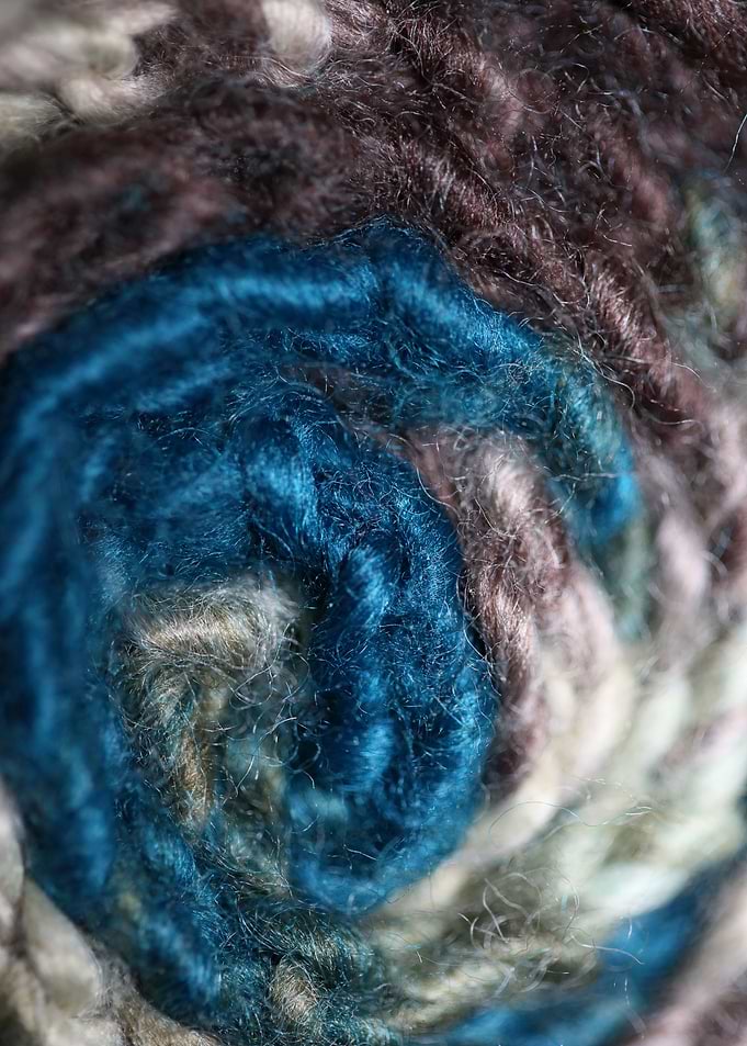 Handmade colorful scarf