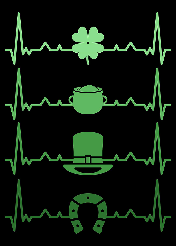 St Patricks Day Heartbeat