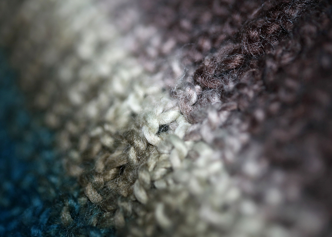 Handmade colorful scarf