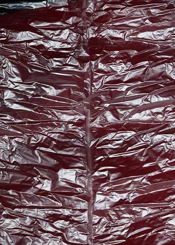 Plastic bag close up trip