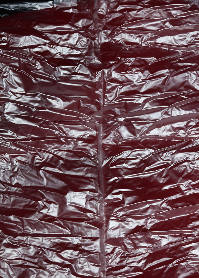 Plastic bag close up trip
