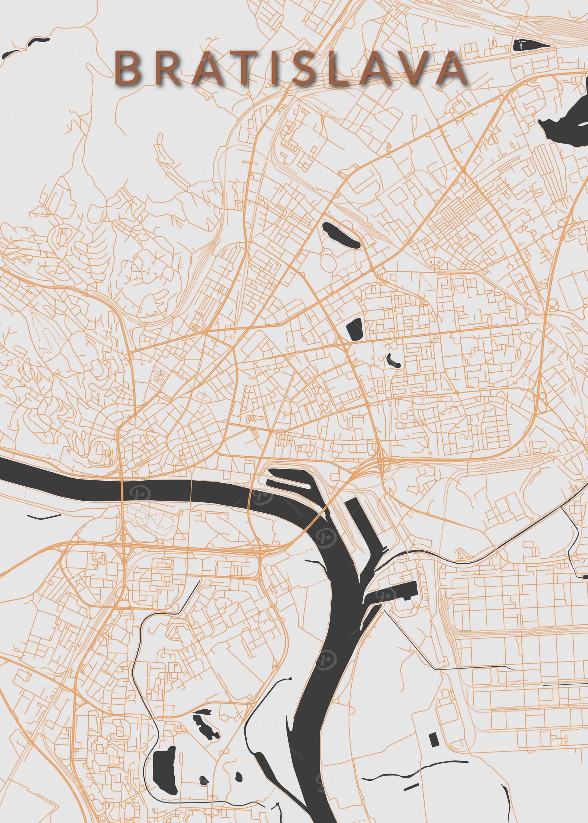 Bratislava Map