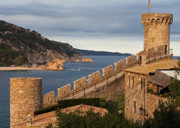 Battlement With Towers
