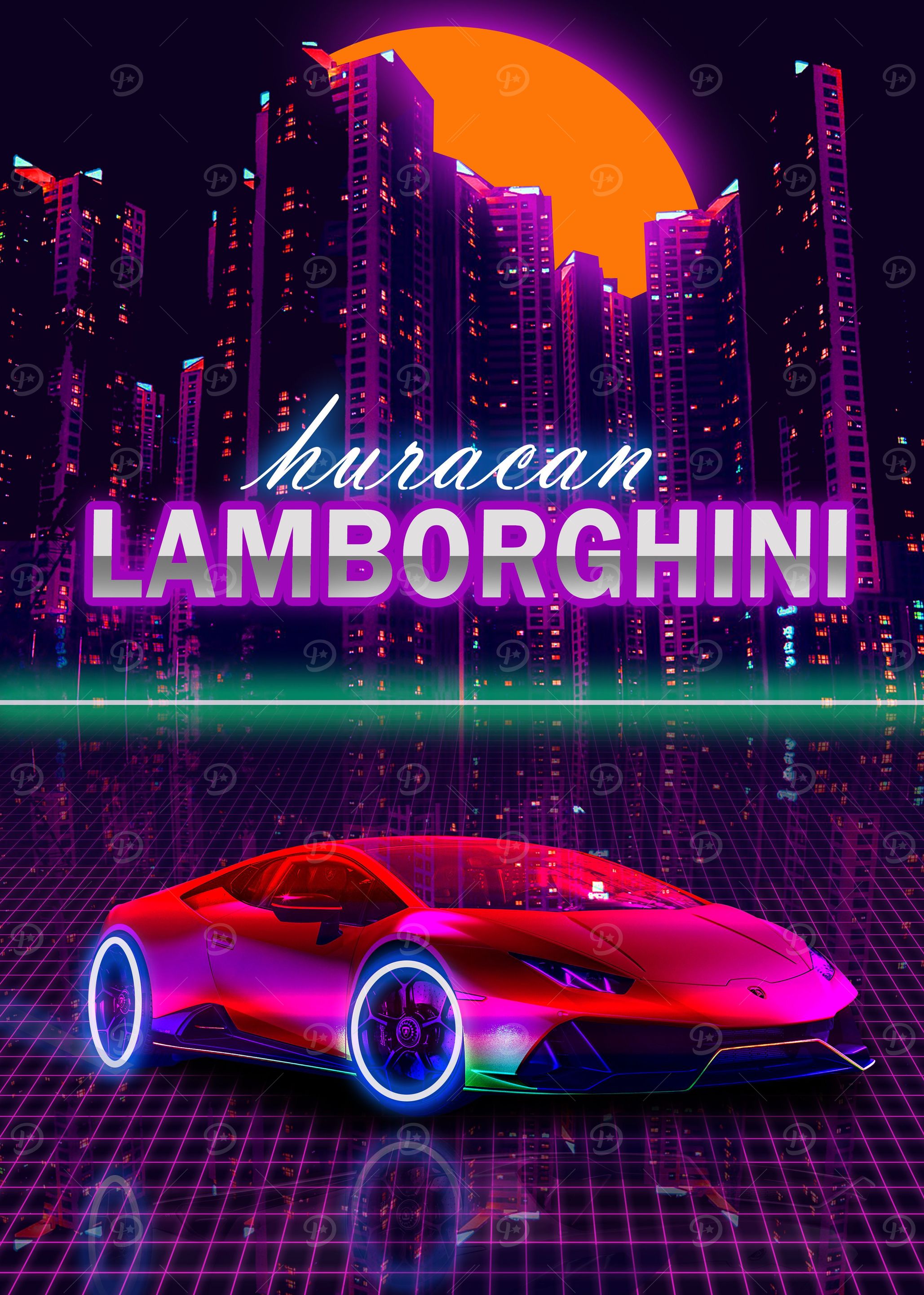 Lamborghini Retro Synth