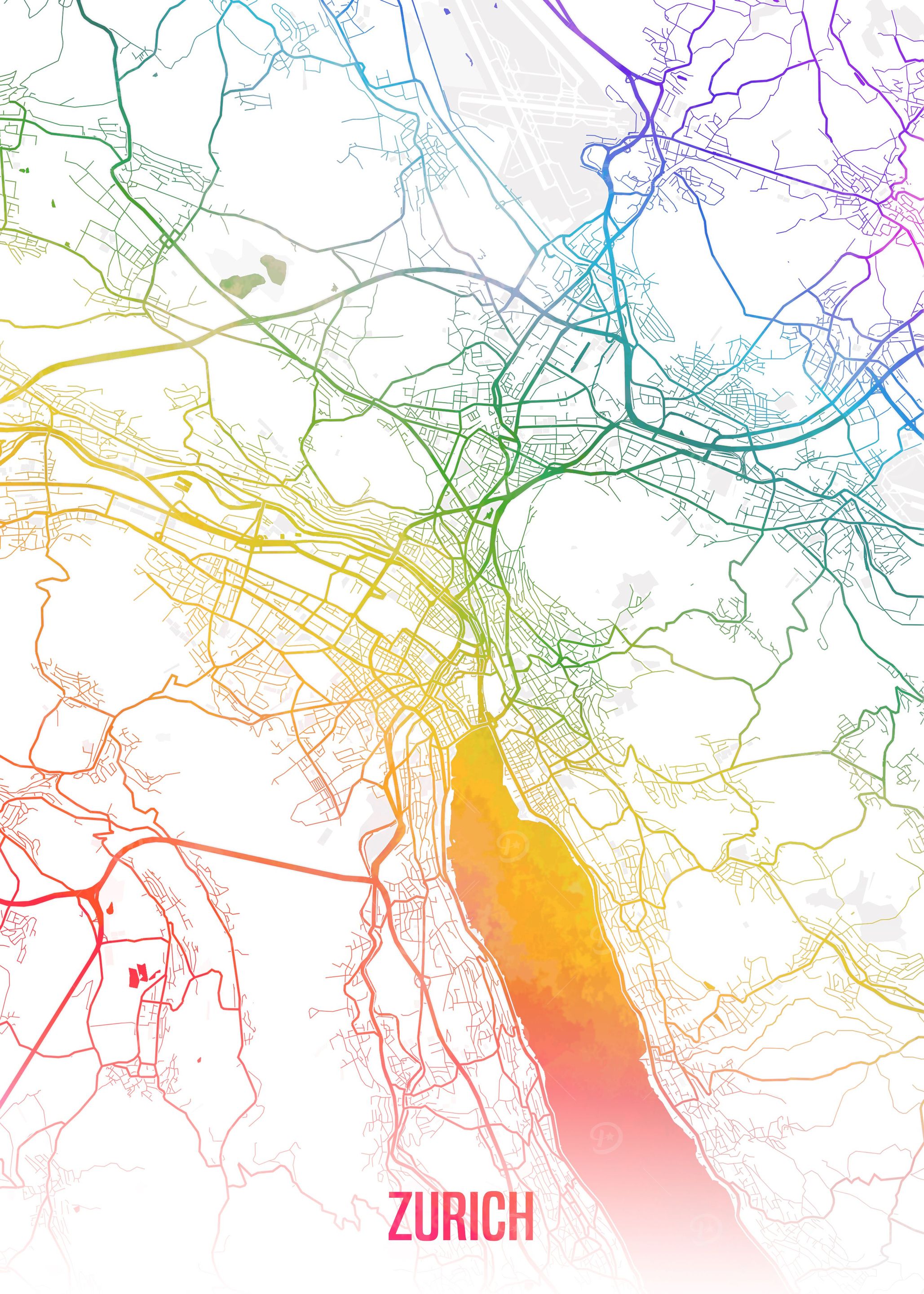Zurich map