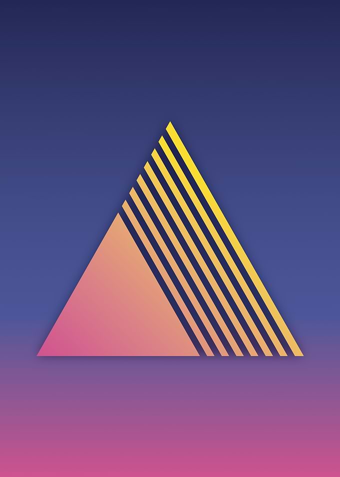 80s Retro Letter A