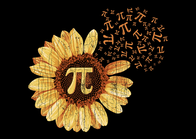 Pi Apparel Pi Day Sunflowe
