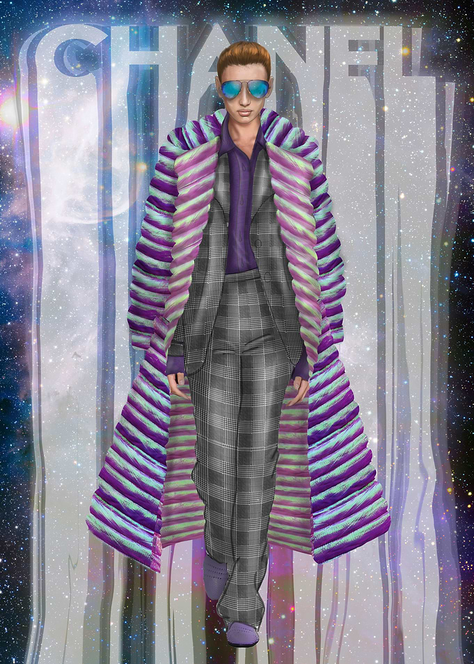 Oversized puffer coat