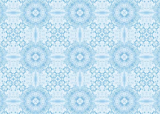 Blue Marble Mosaic Pattern
