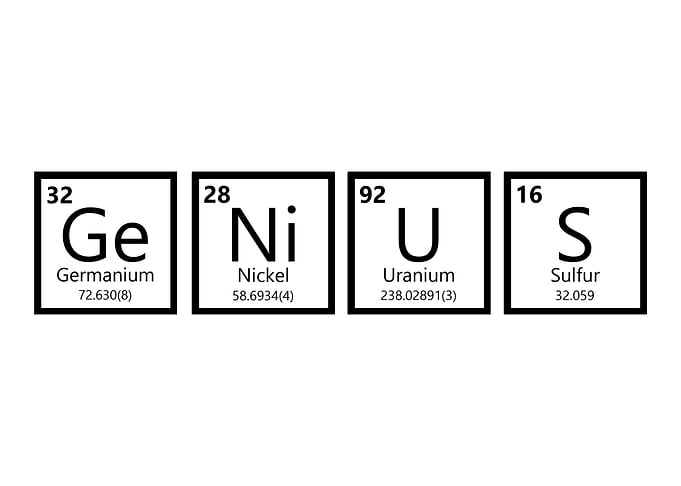 periodic table gift