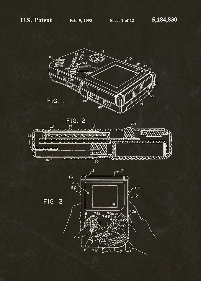 Gameboy Patent 1993