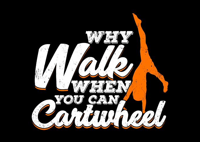Cartwheel Gymnast Design