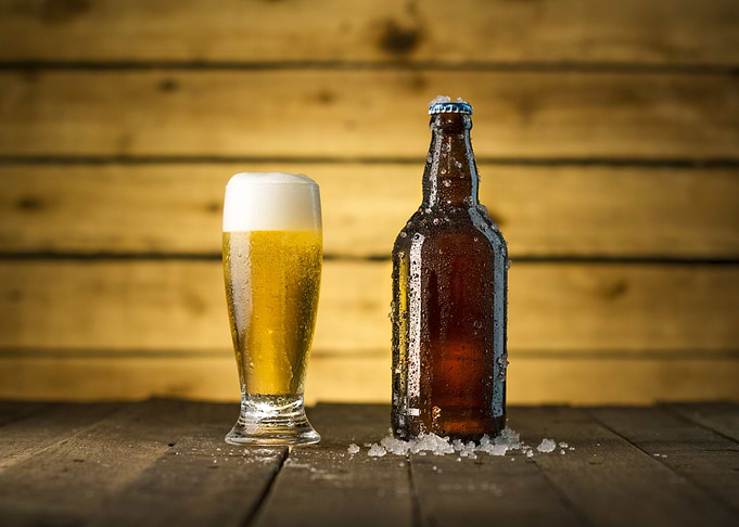 Beer is served