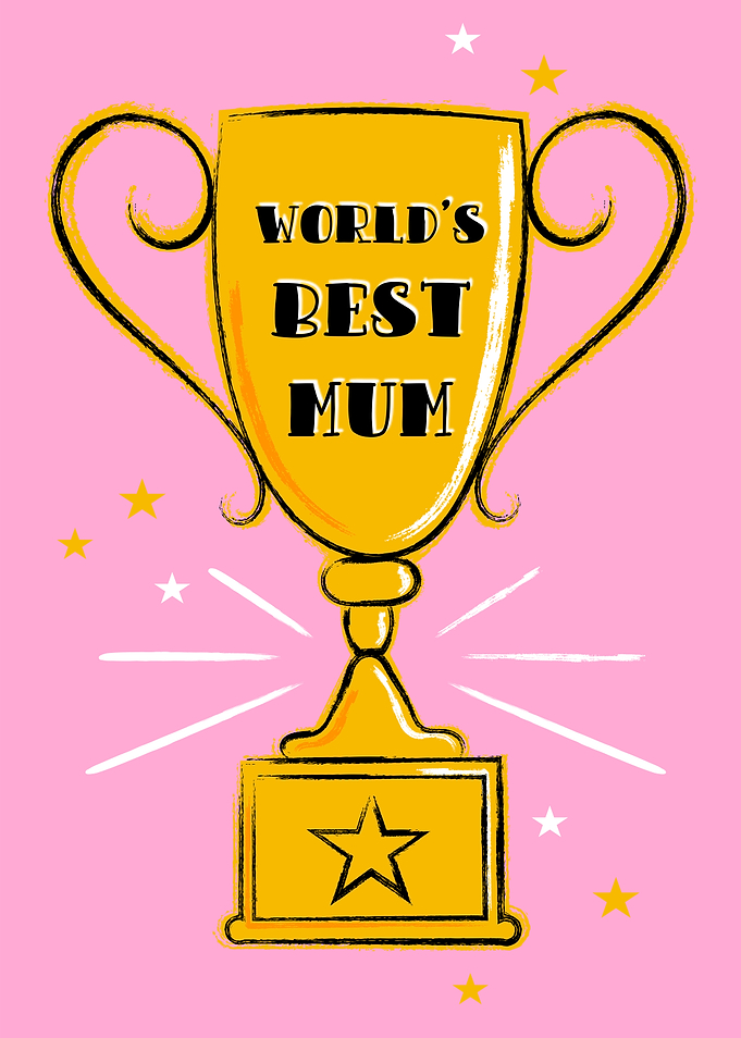 Worlds Best Mum Trophy