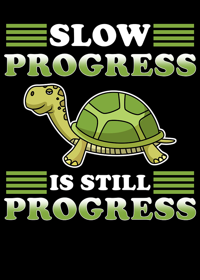 Turtle Funny Saying Slow