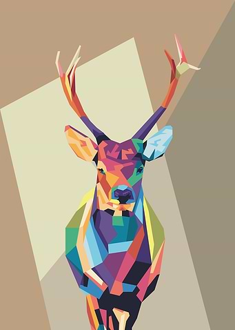 deer popart