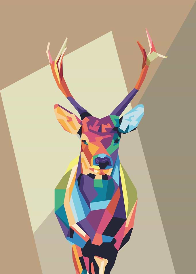 deer popart
