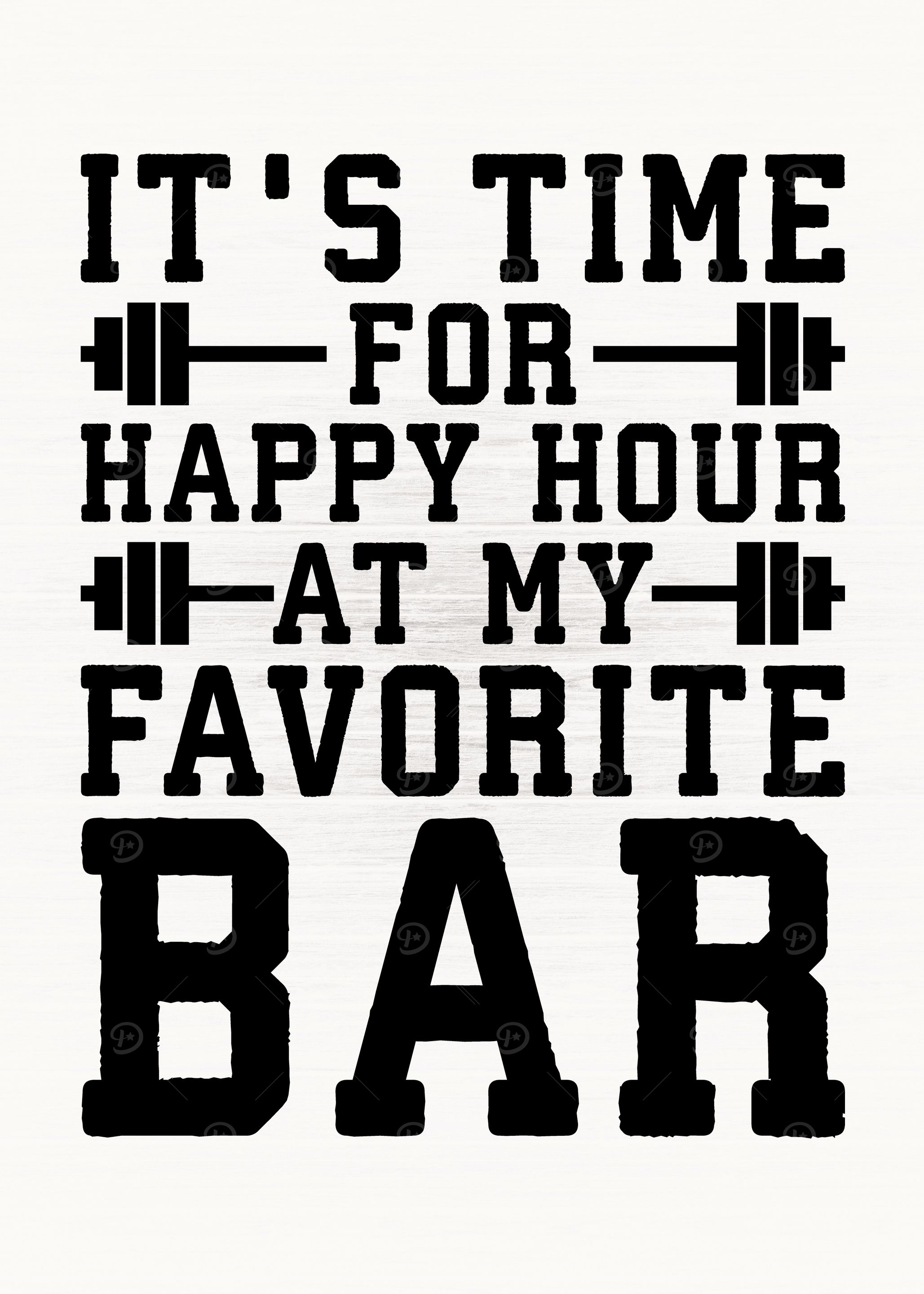 Happy Hour At The Bar