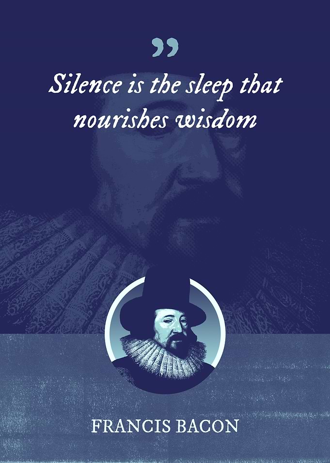 Silence is the sleep that