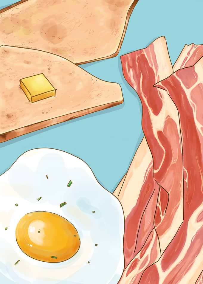 Breakfast Illustration