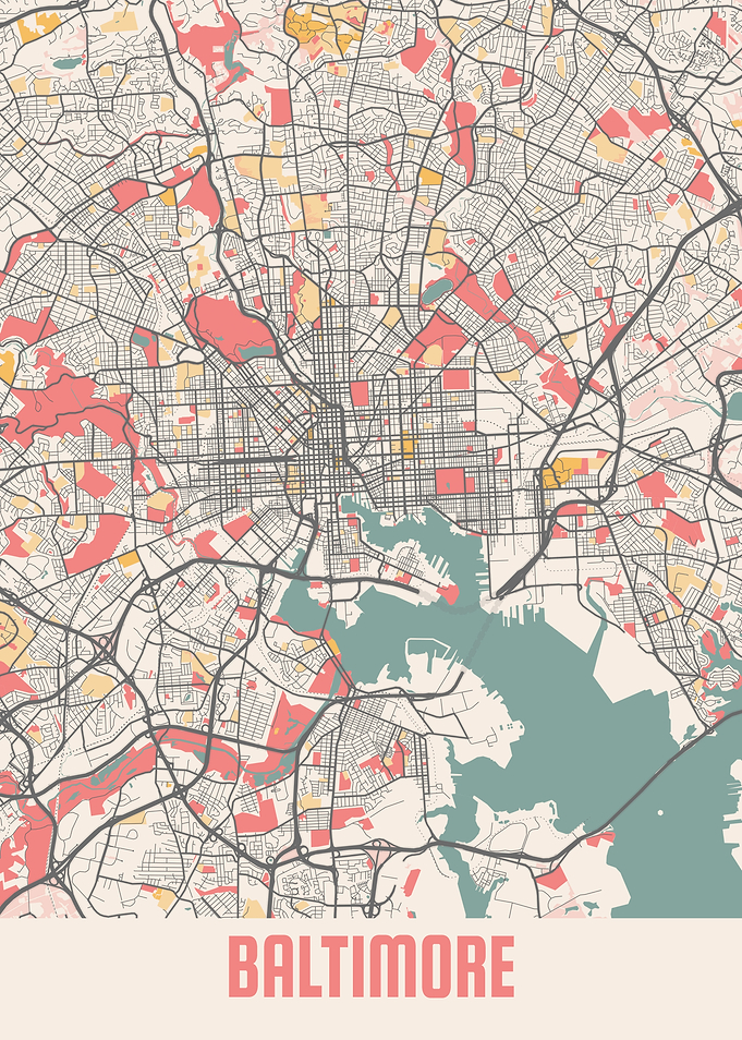 Baltimore Chalk Map