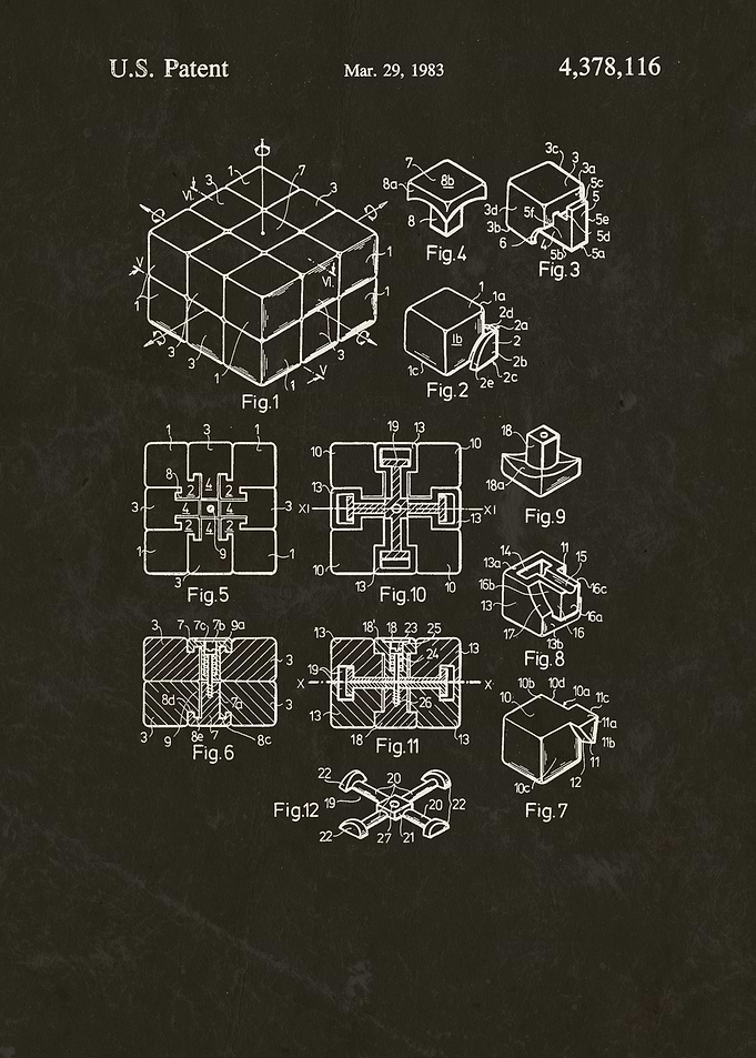 Rubiks Cube patent