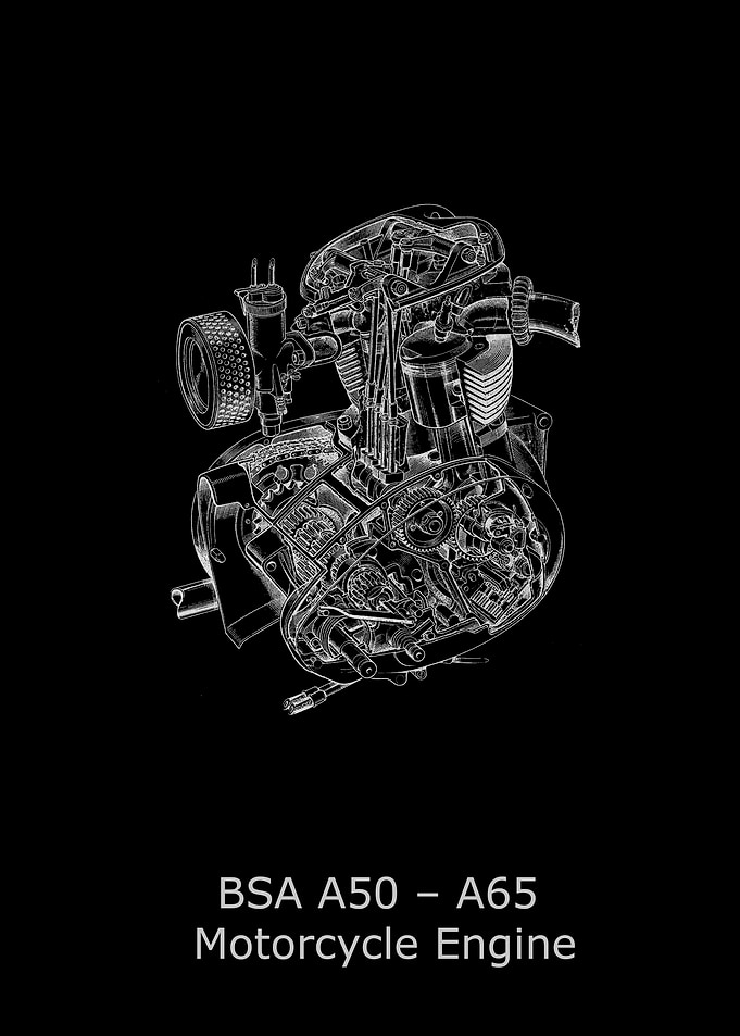 BSA Motorcycle Engine