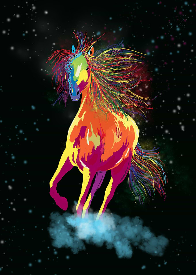 the horse pop art
